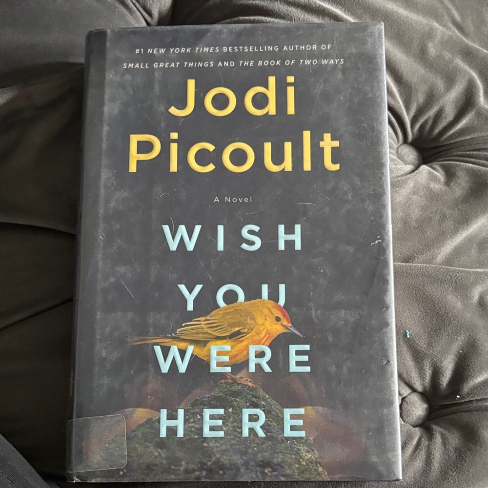 Jodi Picoult 'Wish You Were Here' Black Coffee Table Book